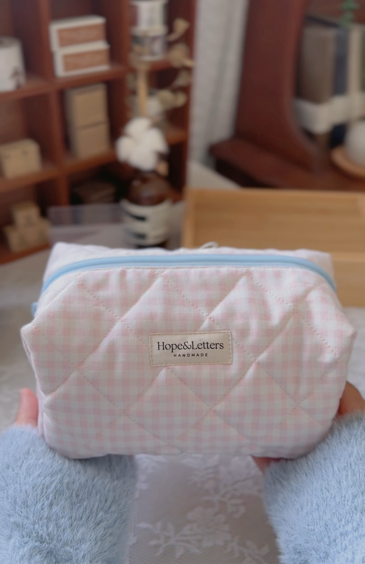 Hopeless Romantic - Blush & Bloom Make up bag