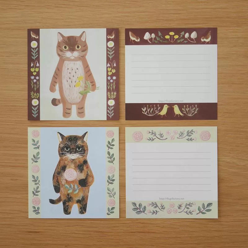 (NEW) Cats Set A | Memo sheets (12 designs)