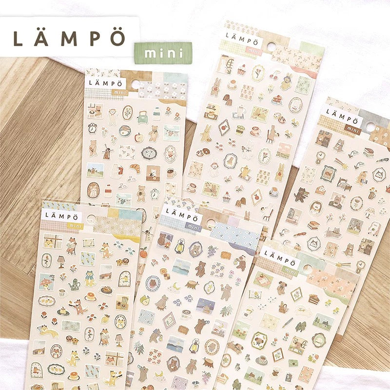 (NEW) LAMPO mini dog and late afternoon | Sticker Sheet