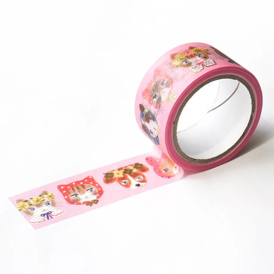 (NEW) Cozyca - Aiko Fukawa Niko Niko | Gold Foil Washi Tape