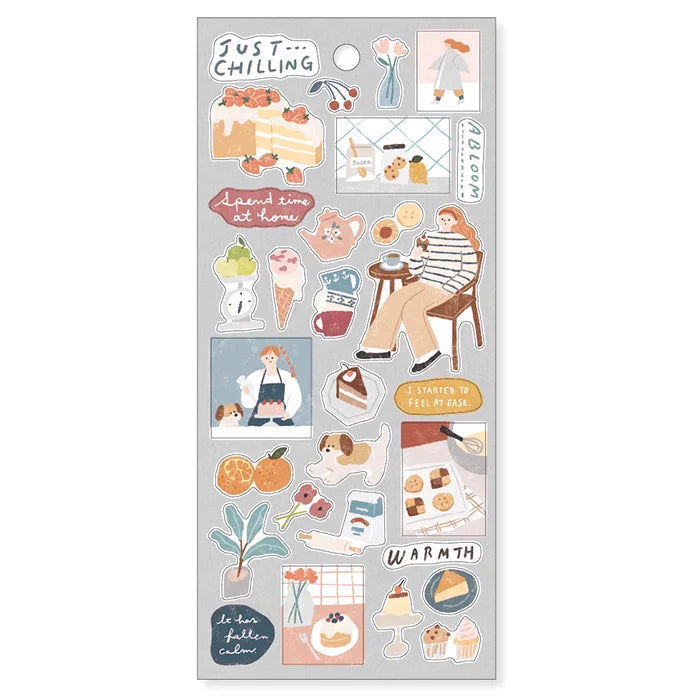 (NEW) Just Chilling - Let’s make a snack | Sticker Sheet