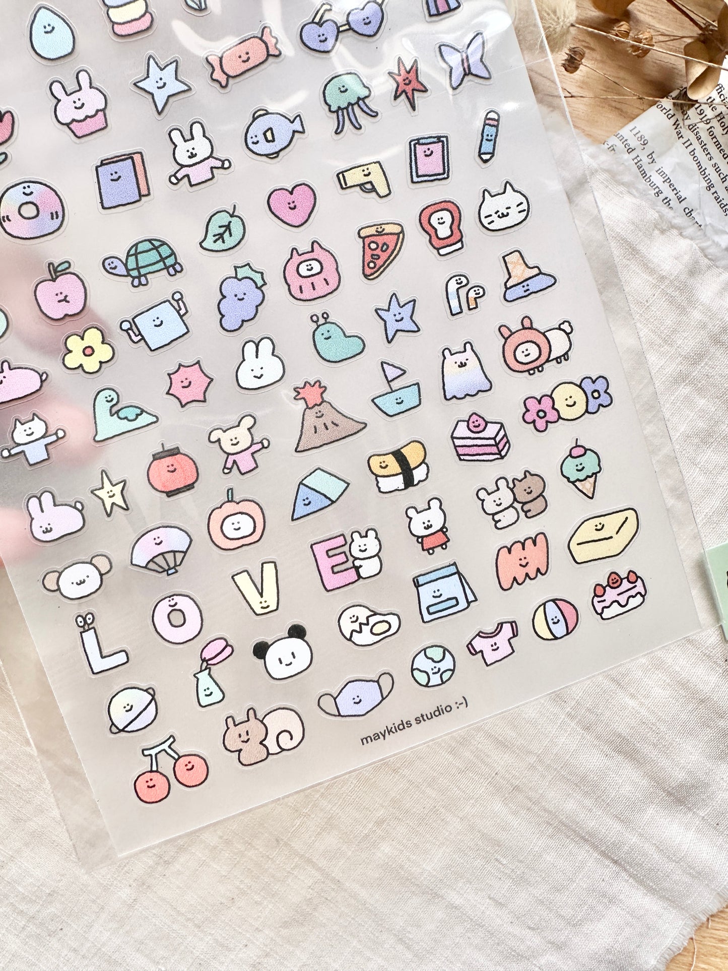 (NEW) Maykids Emoji 3 | Sticker Sheet