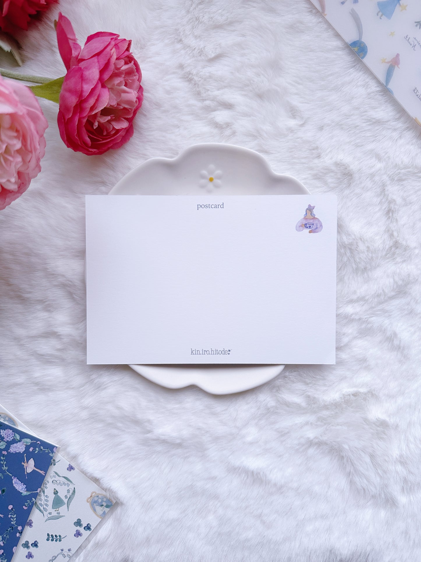 (NEW) Kin.Iro.Hitode Lavender Tea Room | Postcard