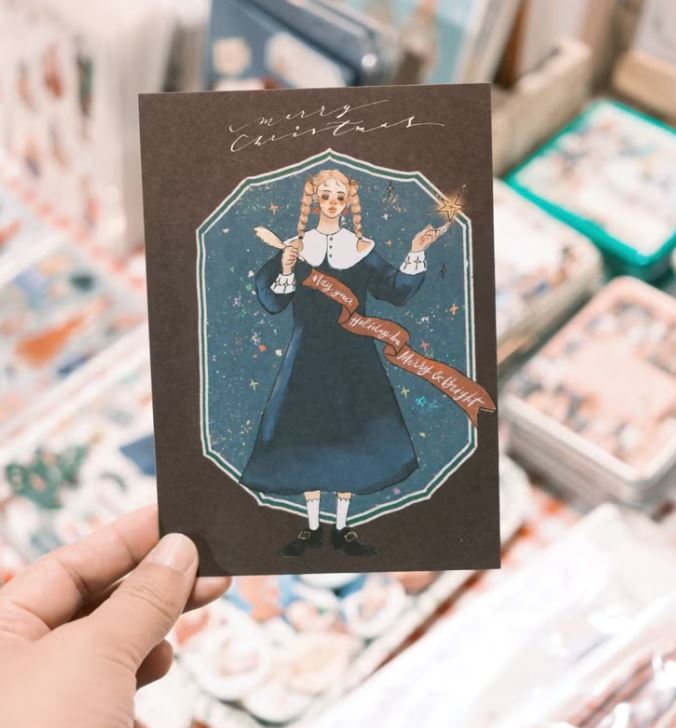 (NEW) LDV Christmas Magic Academy | Christmas Postcard