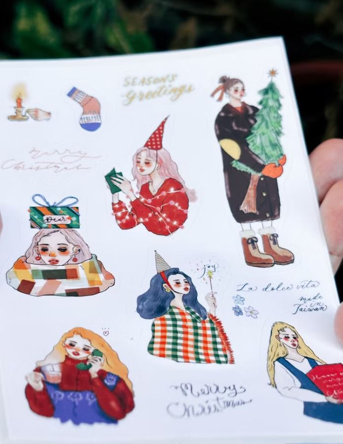 (NEW) LDV I Want To Give You A Star And A Forest | Christmas Sticker Sheet