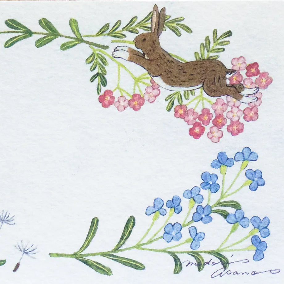 (NEW) Cozyca - Midori Asano With Flowers | Memopad