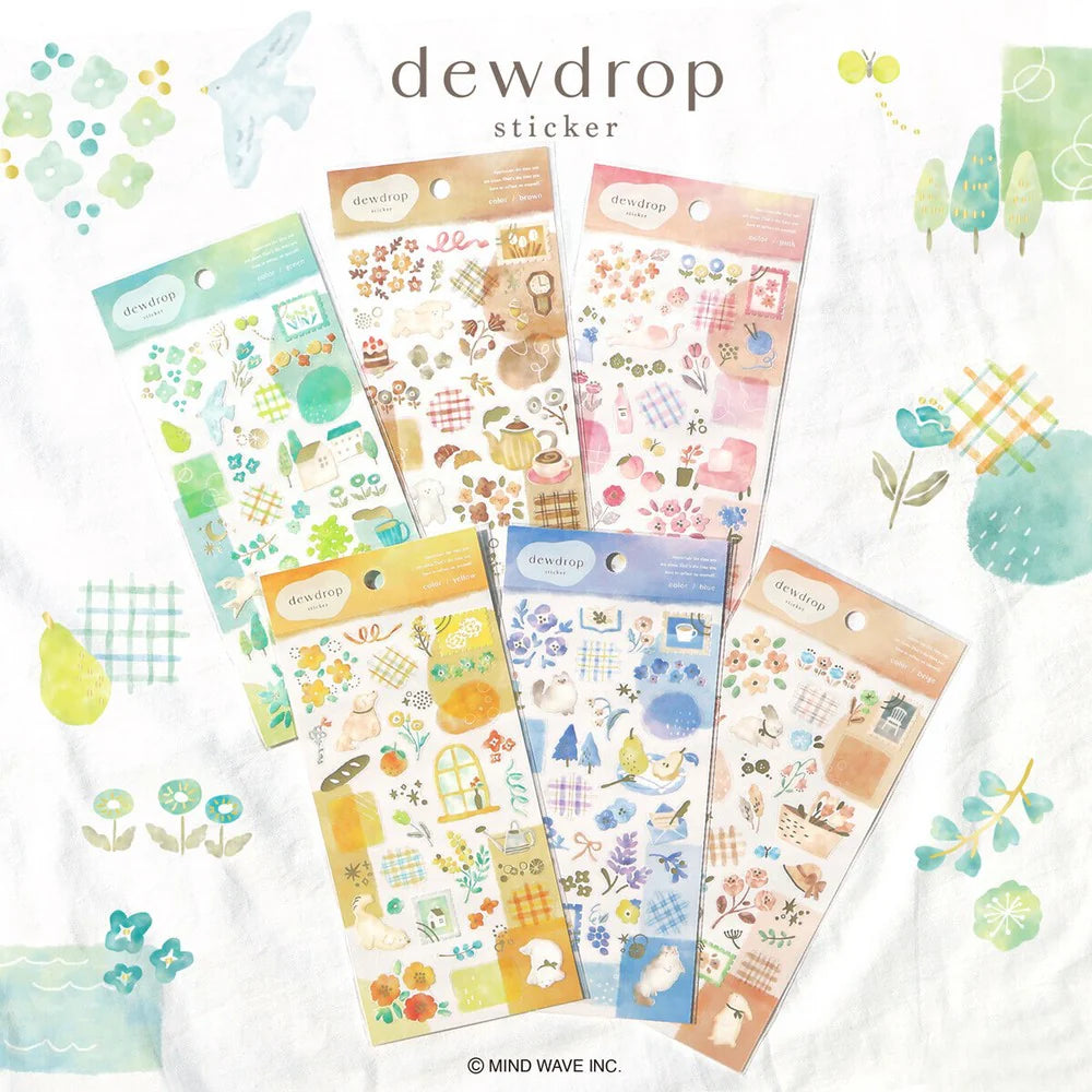 (NEW) Mindwave - Dewdrop Series Pink | Sticker Sheet