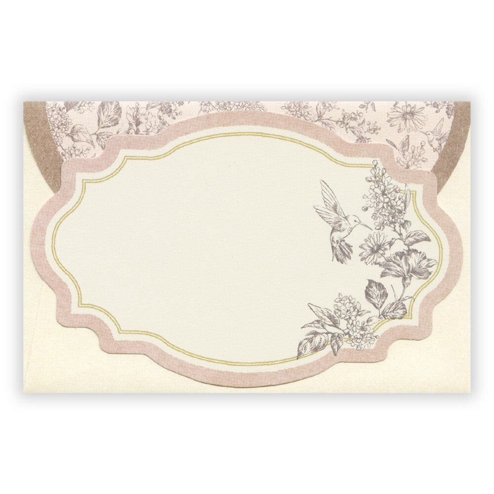 (NEW) NB Co. Ltd - Prier Colibri | Message Card Set (5 cards x 5 envelopes)