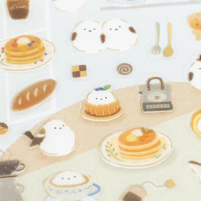 (NEW) NB Co. Ltd - Chill Long Tailed Tit Bird | Sticker Sheet