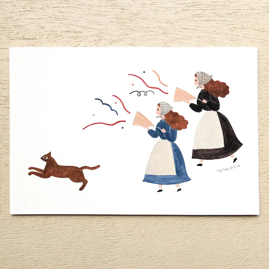 (NEW) Cozyca - Necktie Someone's Birthday Tomorrow | Postcard Set