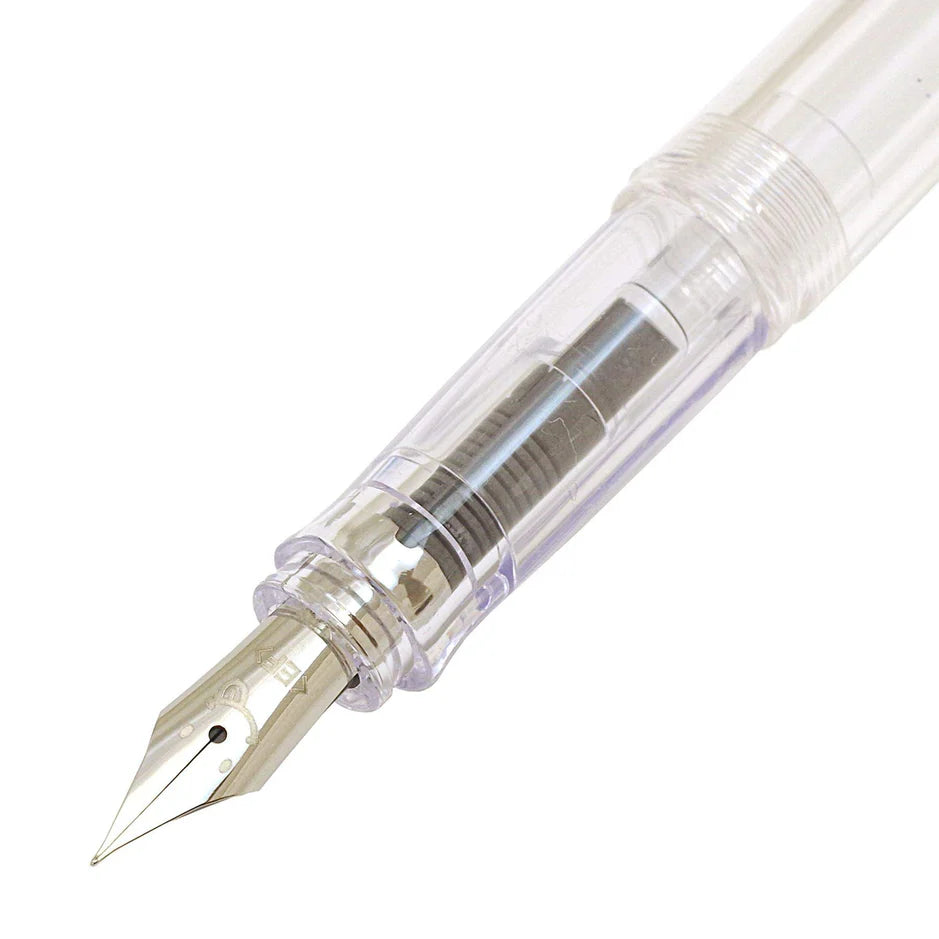 (NEW) Pilot Kakuno Smiley Face Clear | Fountain Pen