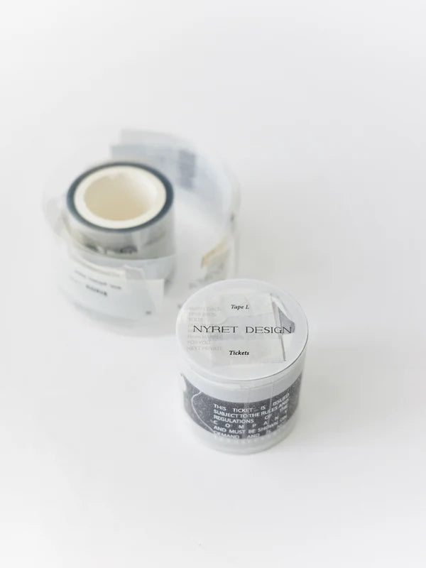 (NEW) Nyret Tape L - Tickets | PET Tape Stickers