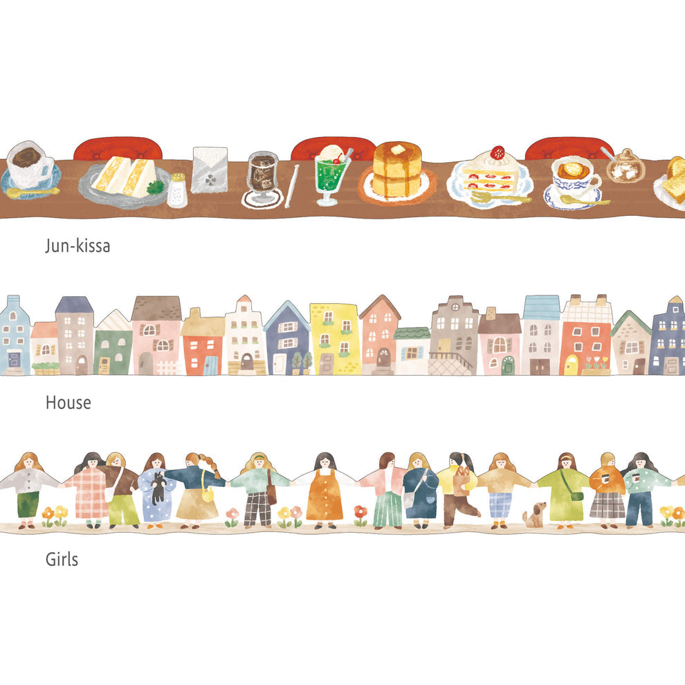 (NEW) Mind Wave House | Die-cut Washi Tape