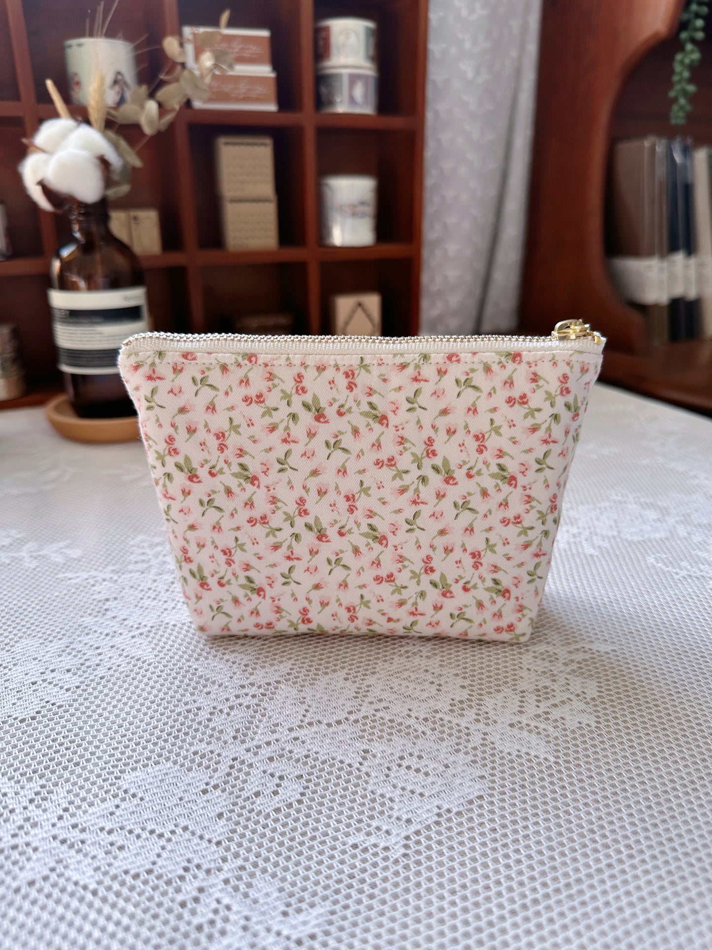 Hopeless Romantic - Rosette Charm Pouch Bag