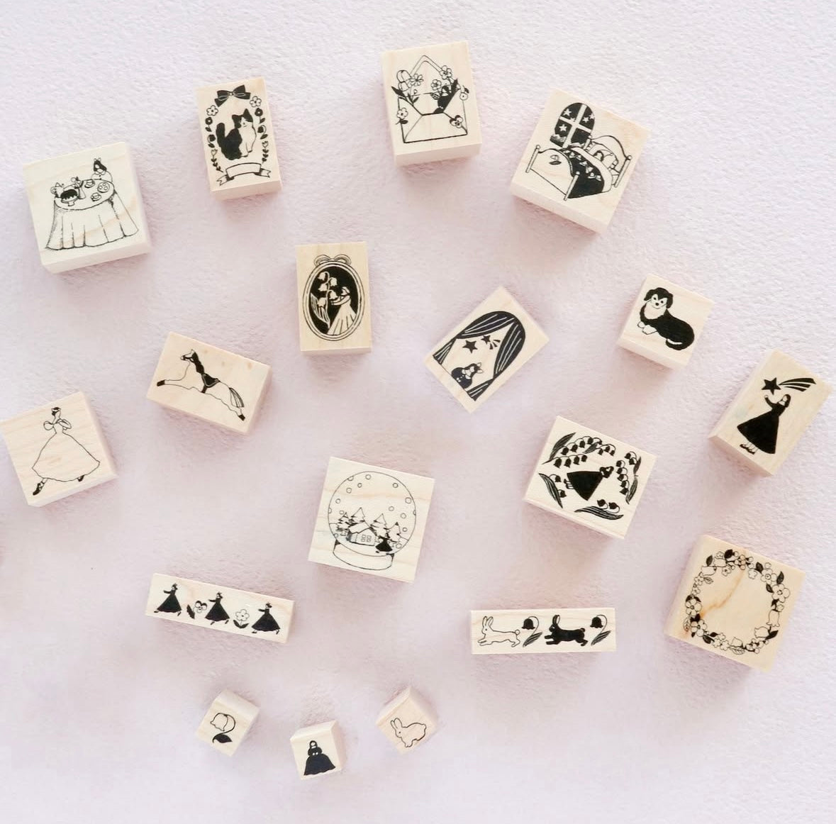 (NEW) Kin.Iro.Hitode A Letter and A Girl | Rubber Stamp