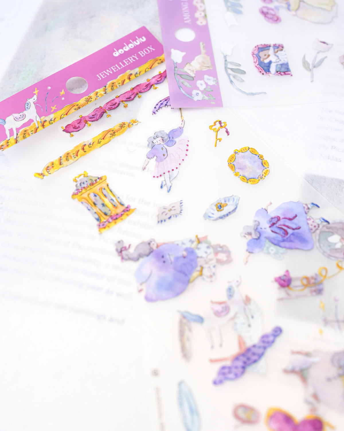 (NEW) Dodolulu -  Jewellery Box | Matte Sticker Sheet