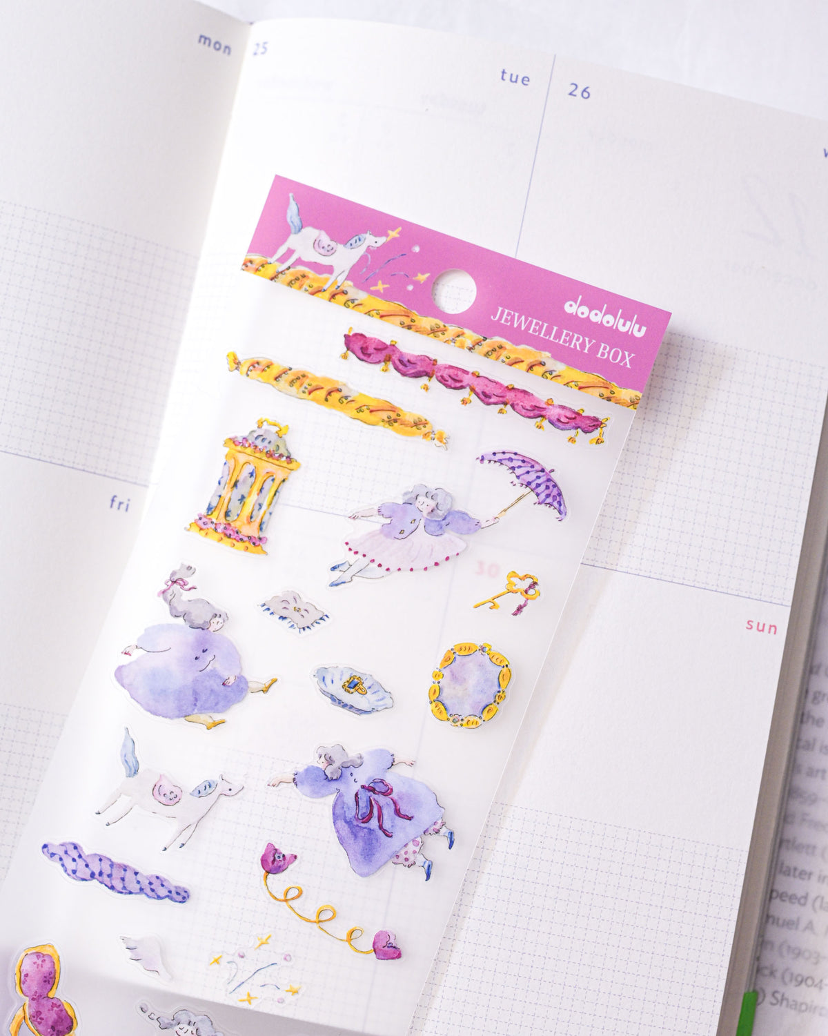 (NEW) Dodolulu -  Jewellery Box | Matte Sticker Sheet