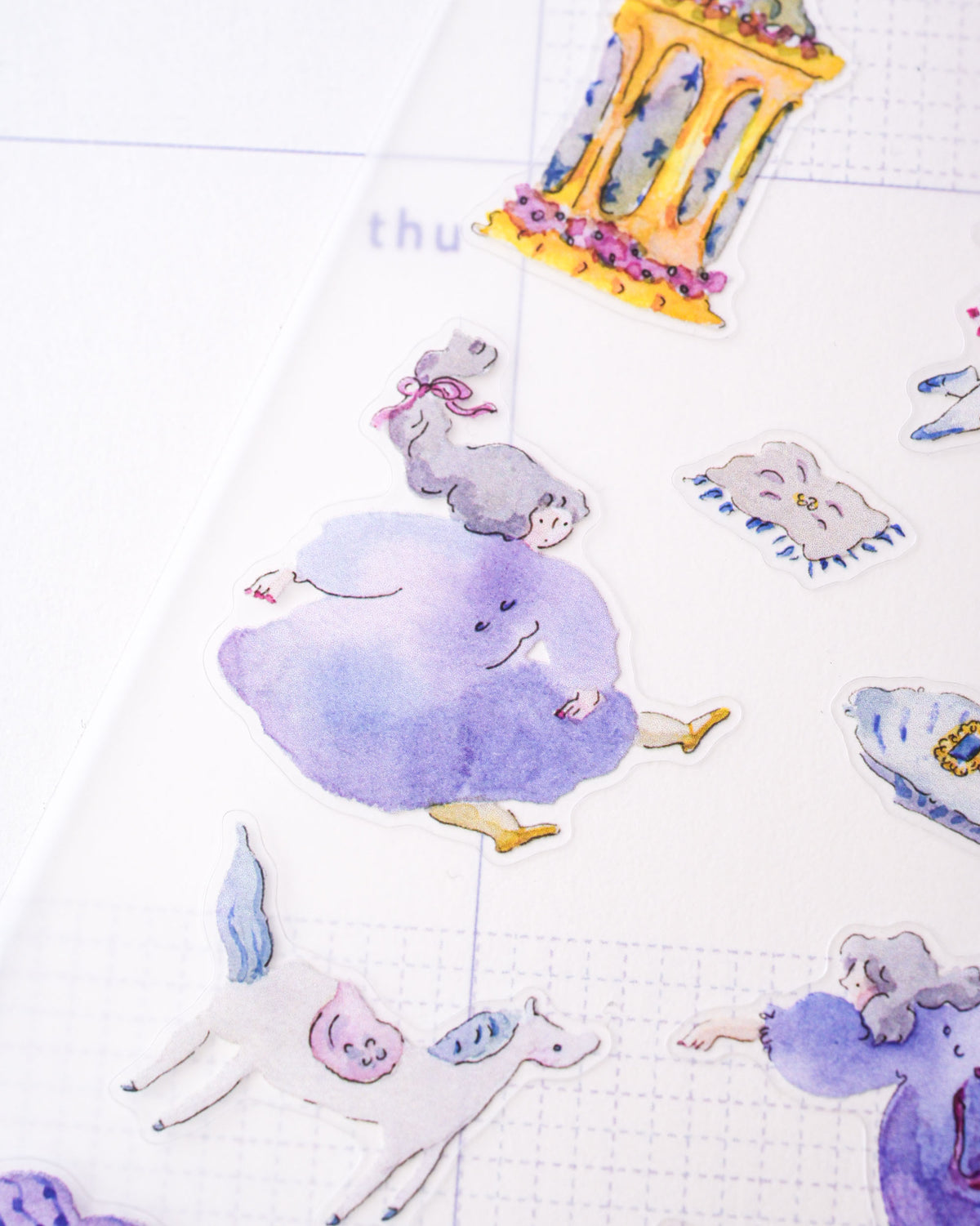 (NEW) Dodolulu -  Jewellery Box | Matte Sticker Sheet