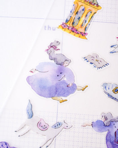 (NEW) Dodolulu -  Jewellery Box | Matte Sticker Sheet