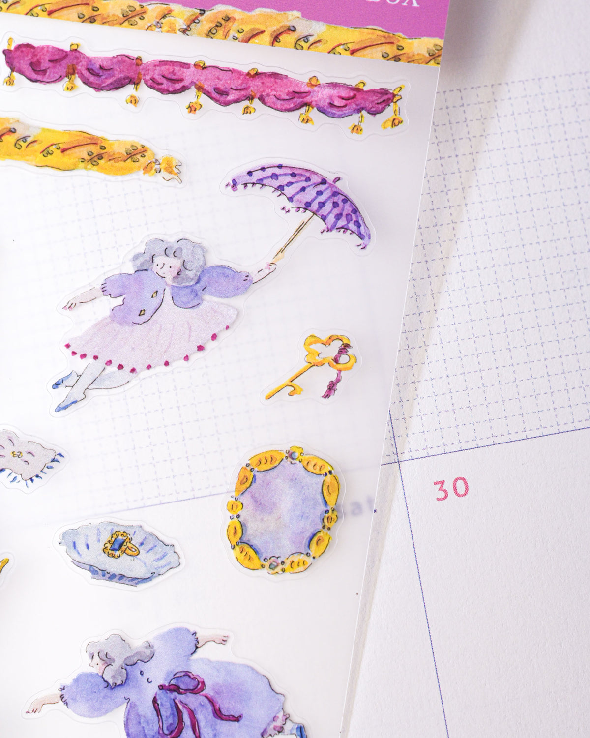 (NEW) Dodolulu -  Jewellery Box | Matte Sticker Sheet