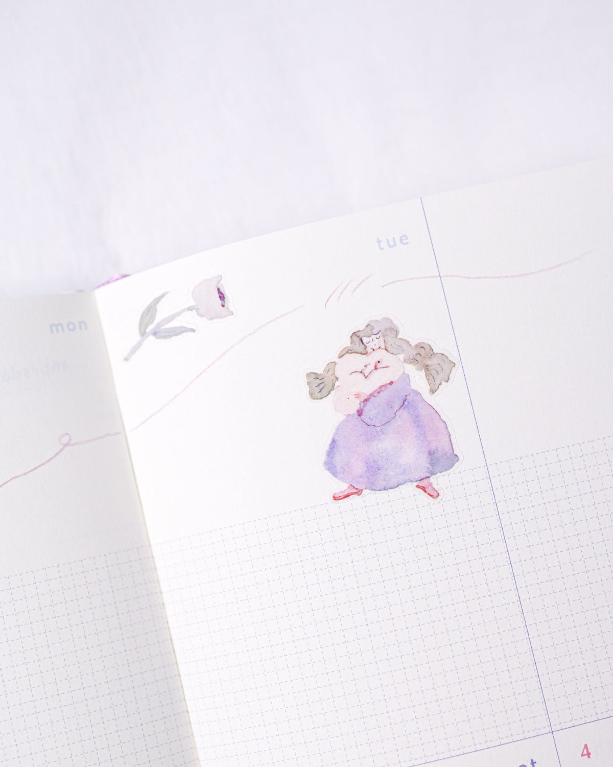 (NEW) Dodolulu - Among Flowers | Matte Sticker Sheet
