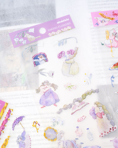 (NEW) Dodolulu - Among Flowers | Matte Sticker Sheet