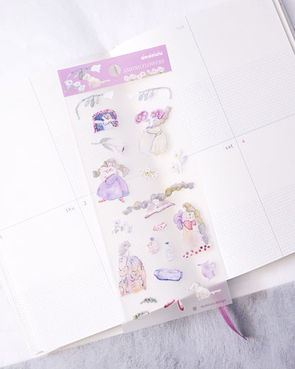 (NEW) Dodolulu - Among Flowers | Matte Sticker Sheet