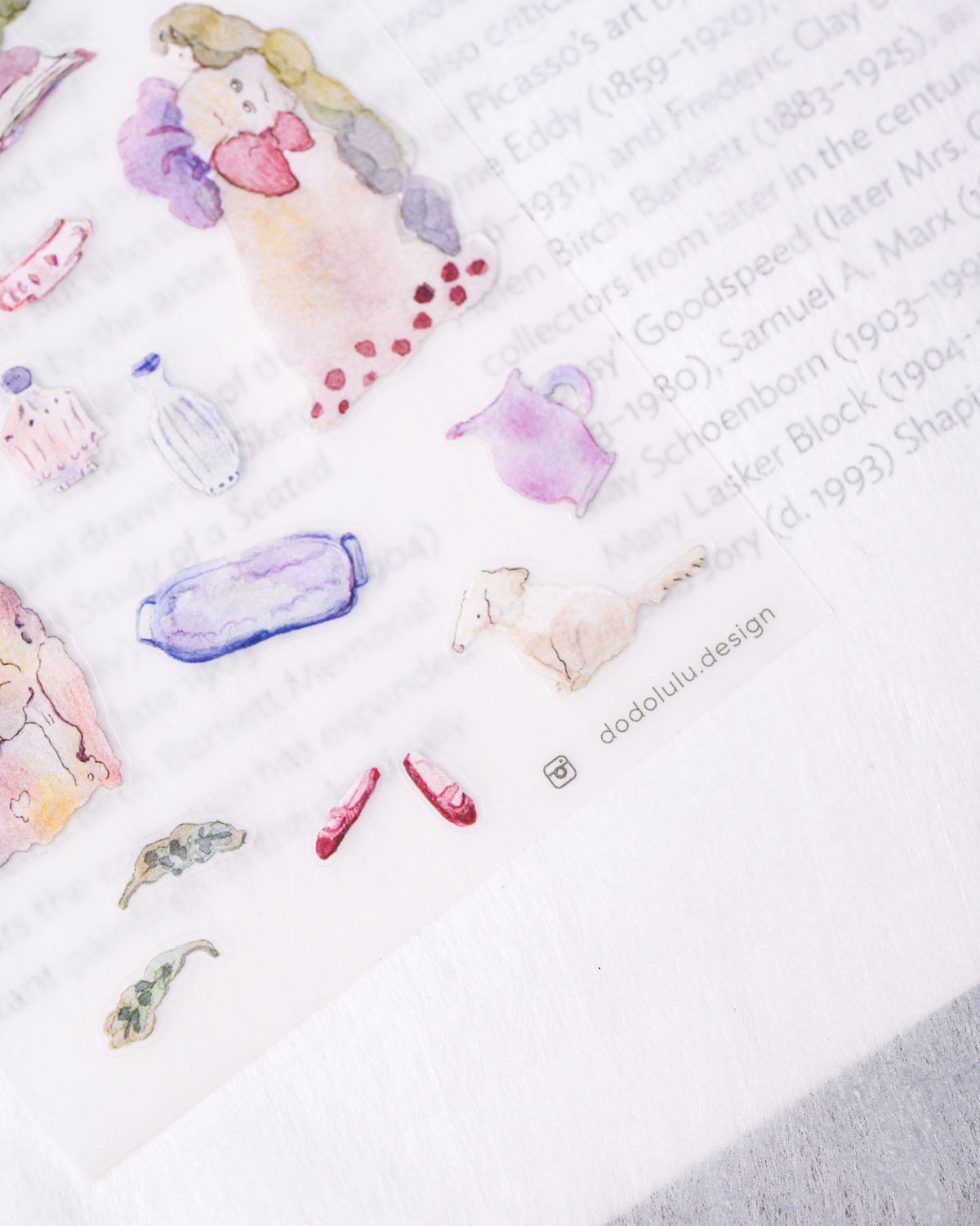 (NEW) Dodolulu - Among Flowers | Matte Sticker Sheet