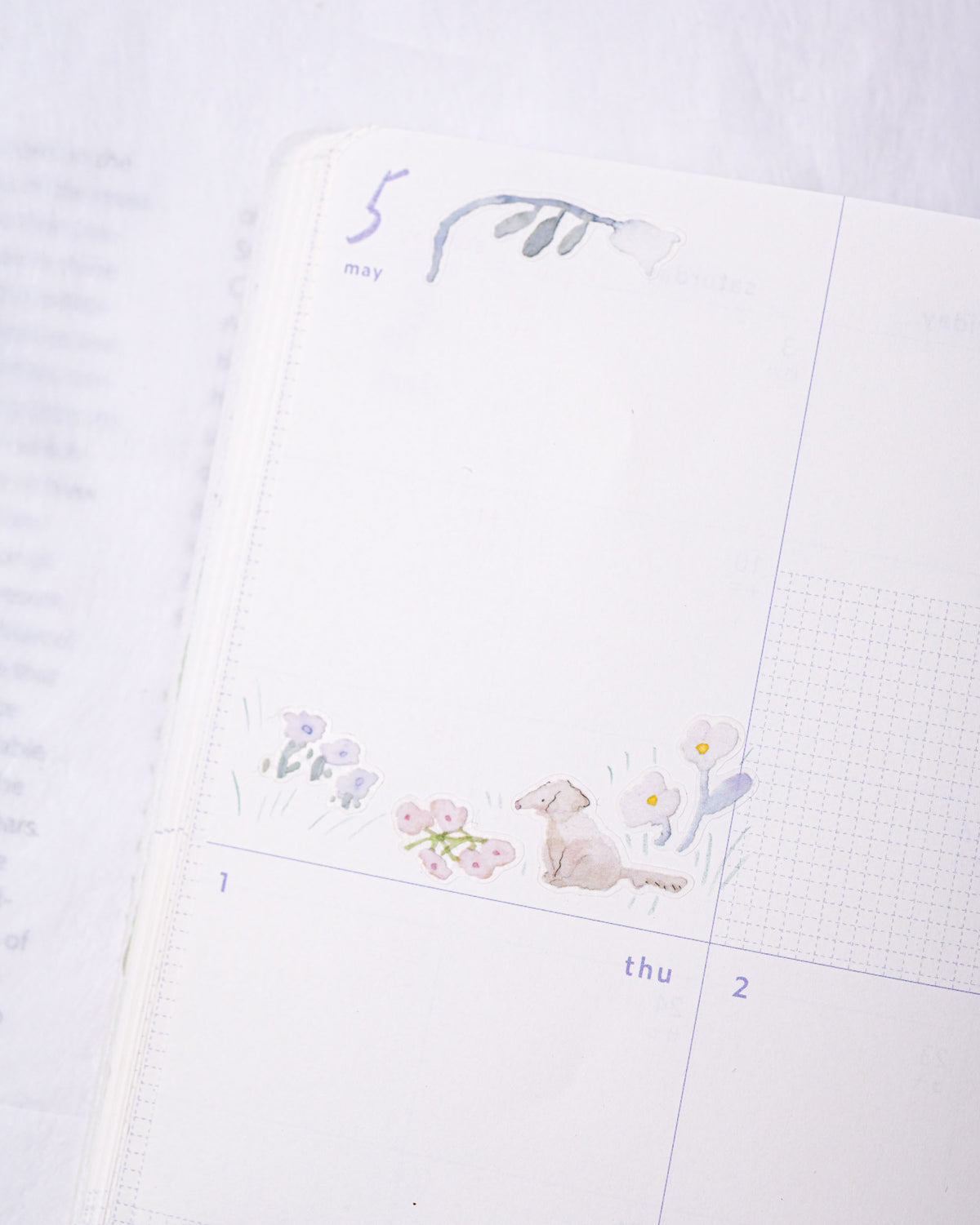 (NEW) Dodolulu - Among Flowers | Matte Sticker Sheet