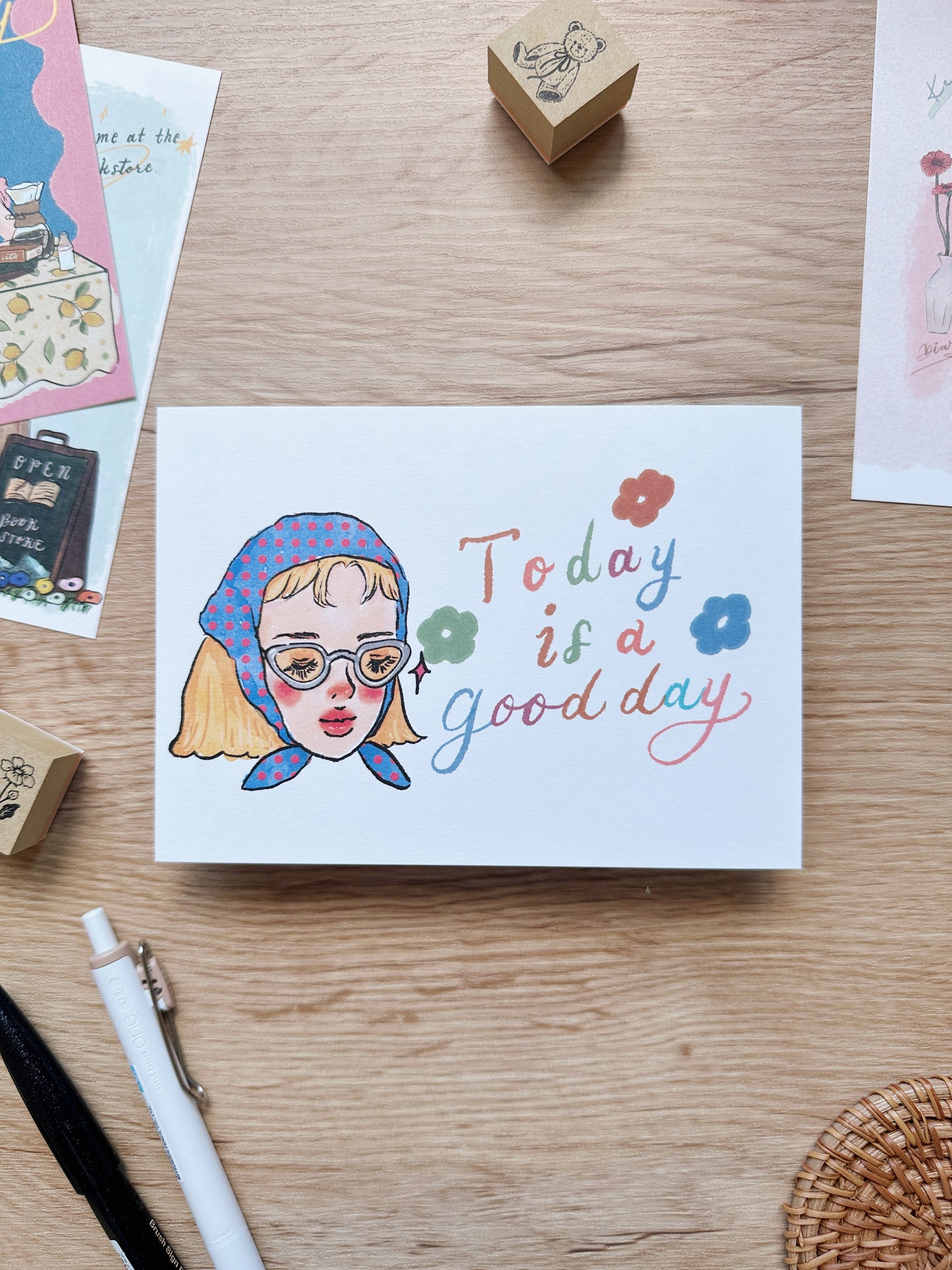 Today is a good day | Postcard