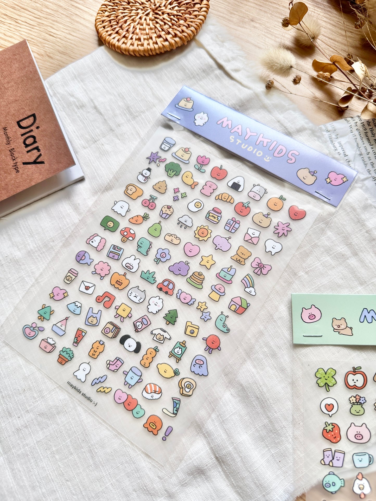 (NEW) Maykids Emoji 1 | Sticker Sheet