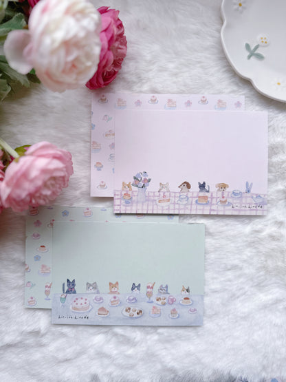 (NEW) Kin.Iro.Hitode - Tea Time with Cuddly Friends | Notepad