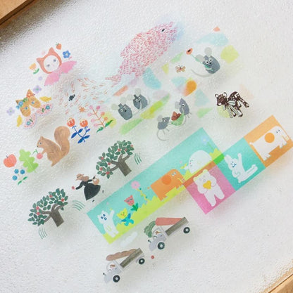 Necktie Apple Orchard | Transparent Washi Tape (8m)