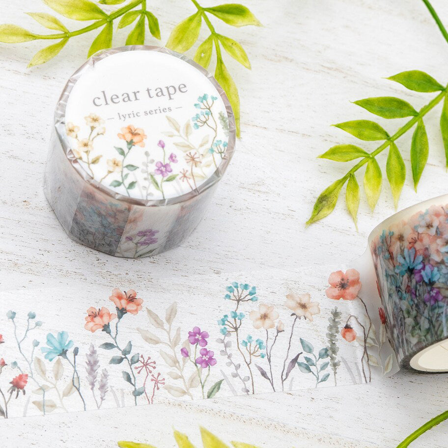 Flower, washi tape, Japan, nz, New Zealand, Mind Wave, cute, clear tape, floral