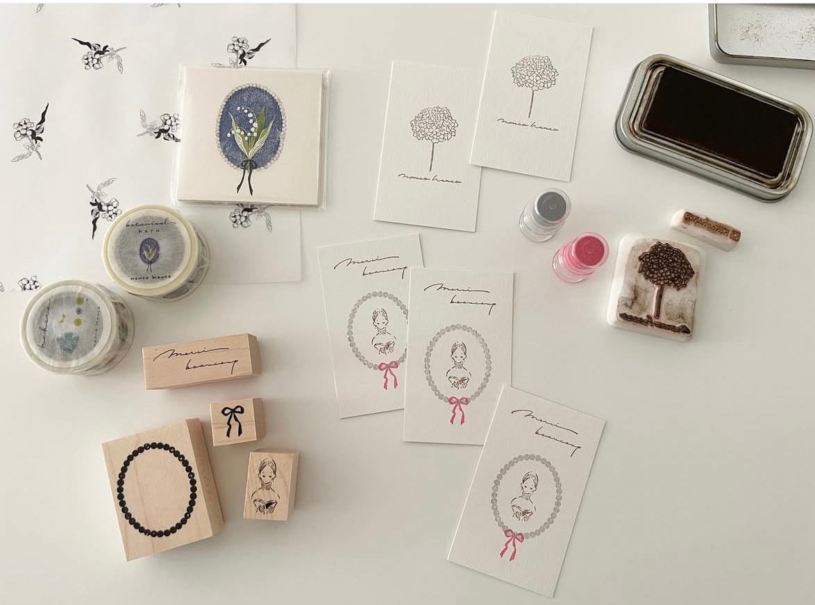 Ribbon | Wooden Rubber Stamp