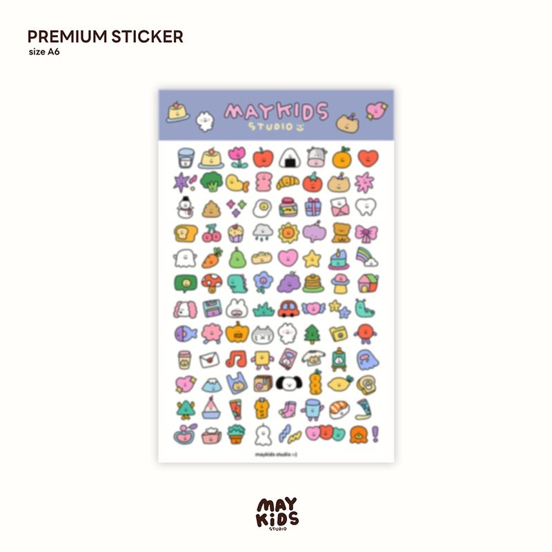 (NEW) Maykids Emoji 1 | Sticker Sheet