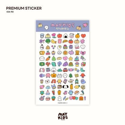 (NEW) Maykids Emoji 1 | Sticker Sheet
