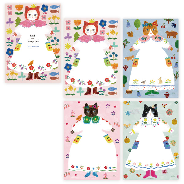 (RESTOCKED) Aiko Fukawa Cat and Onepiece | A5 Letter Paper