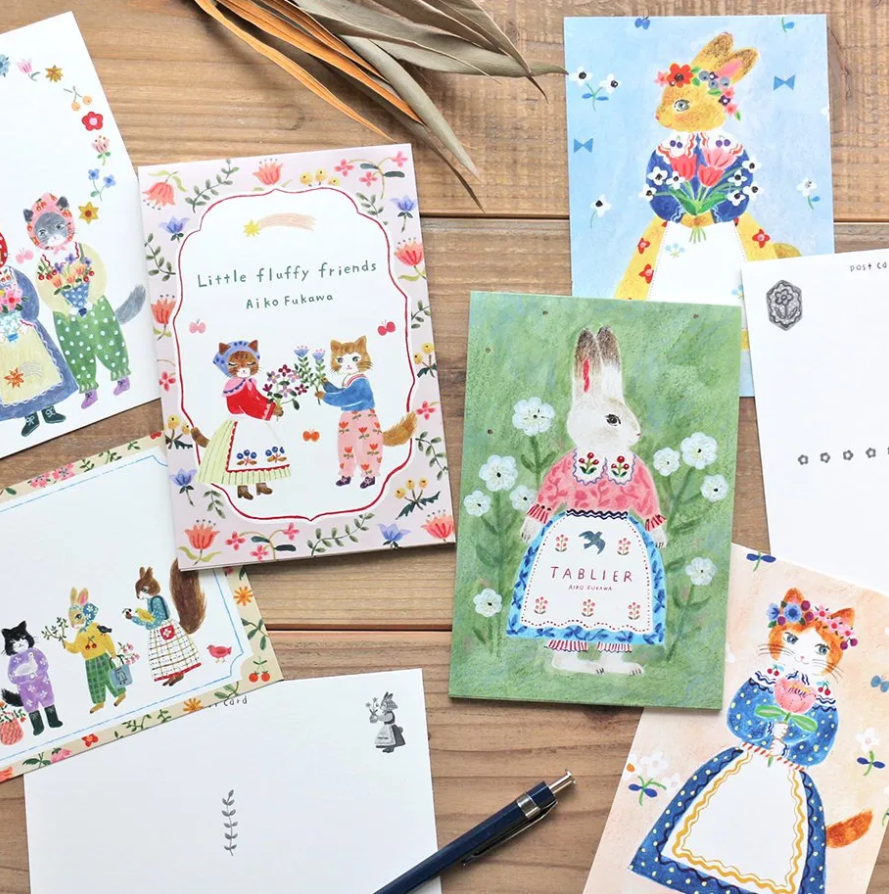 Aiko Fukawa Tablier  | Postcard Set