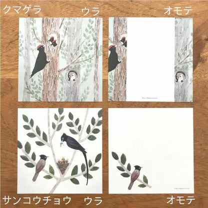 (NEW) Wild Birds | Memo sheets (14 designs)