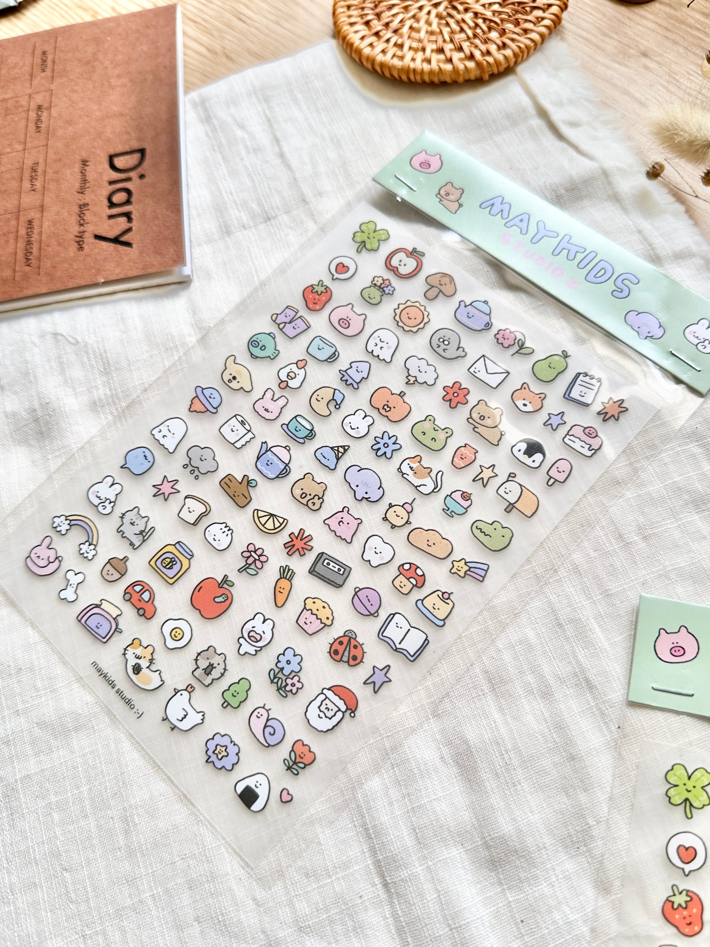 (NEW) Maykids Emoji 4 | Sticker Sheet