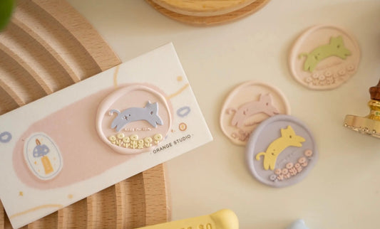 Happy Cat | Wax Seal Stamp