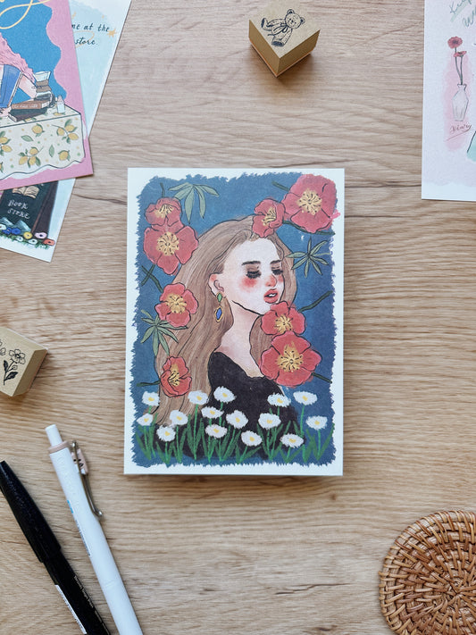You are the blooming season | Postcard
