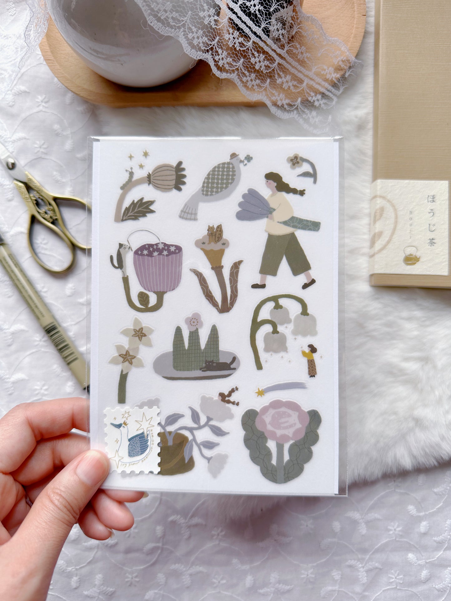 Ivy Snow - Pastoral Poetry | Transfer Sticker