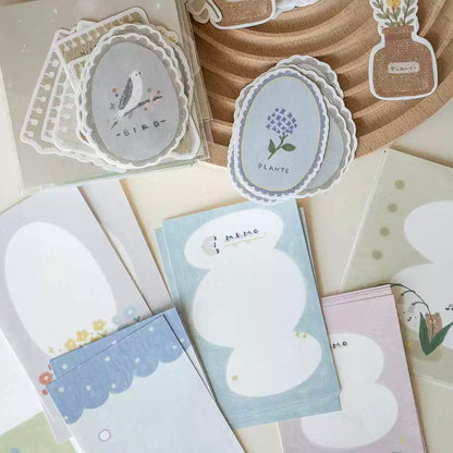 Vintage Botanical | Memo sheets