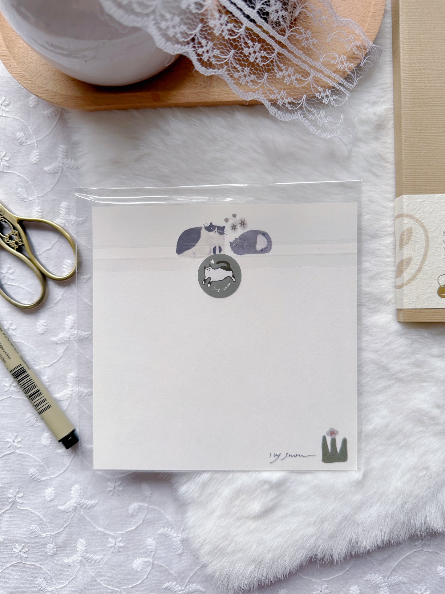 Ivy Snow - My Garden | Postcard