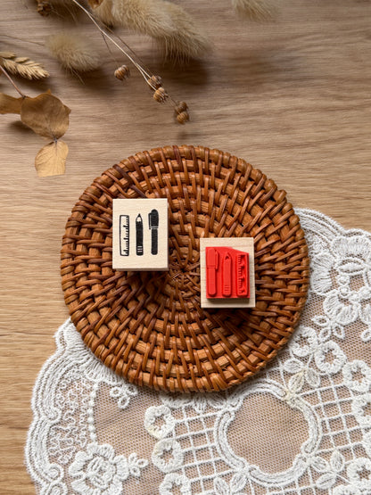 (NEW) Hankodori - Everyday Carry | Wooden Rubber Stamp