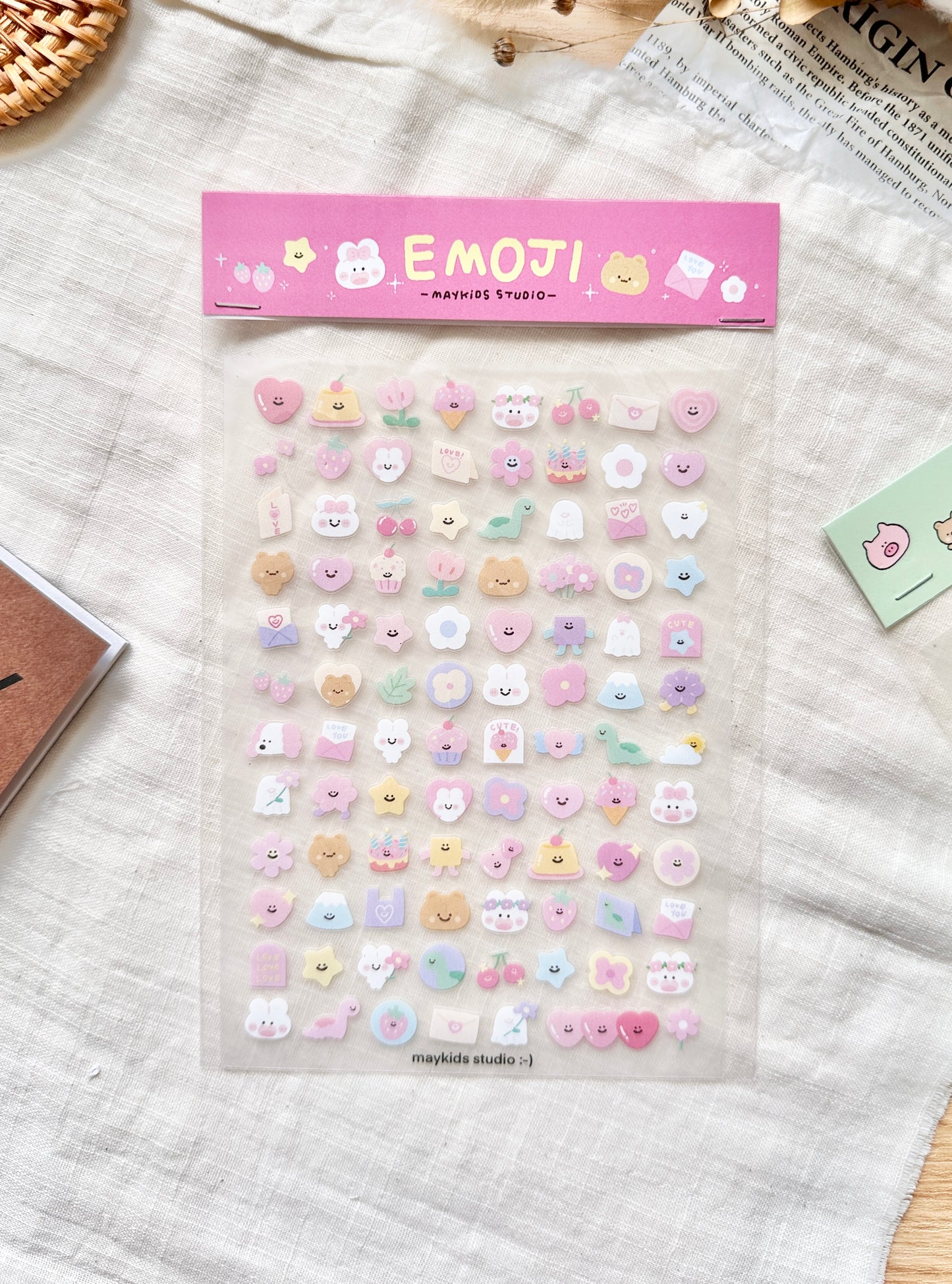 (NEW) Maykids Emoji 6 | Sticker Sheet