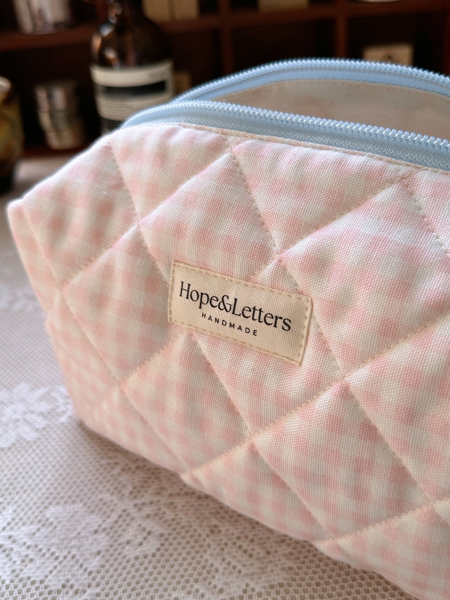 Hopeless Romantic - Blush & Bloom Make up bag
