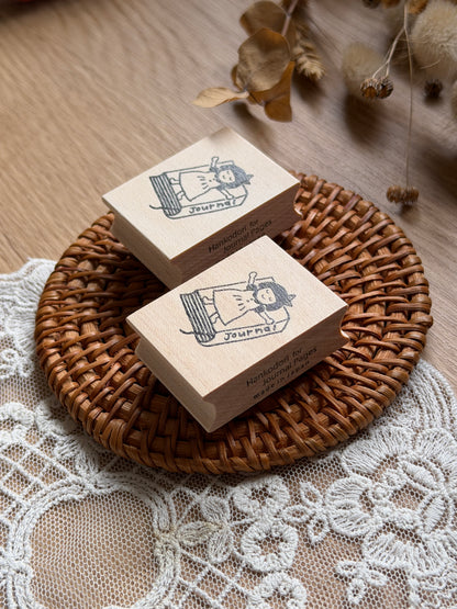 (NEW) Hankodori - Sleep | Wooden Rubber Stamp